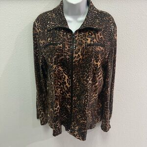 Leopard Print Women's Blazer